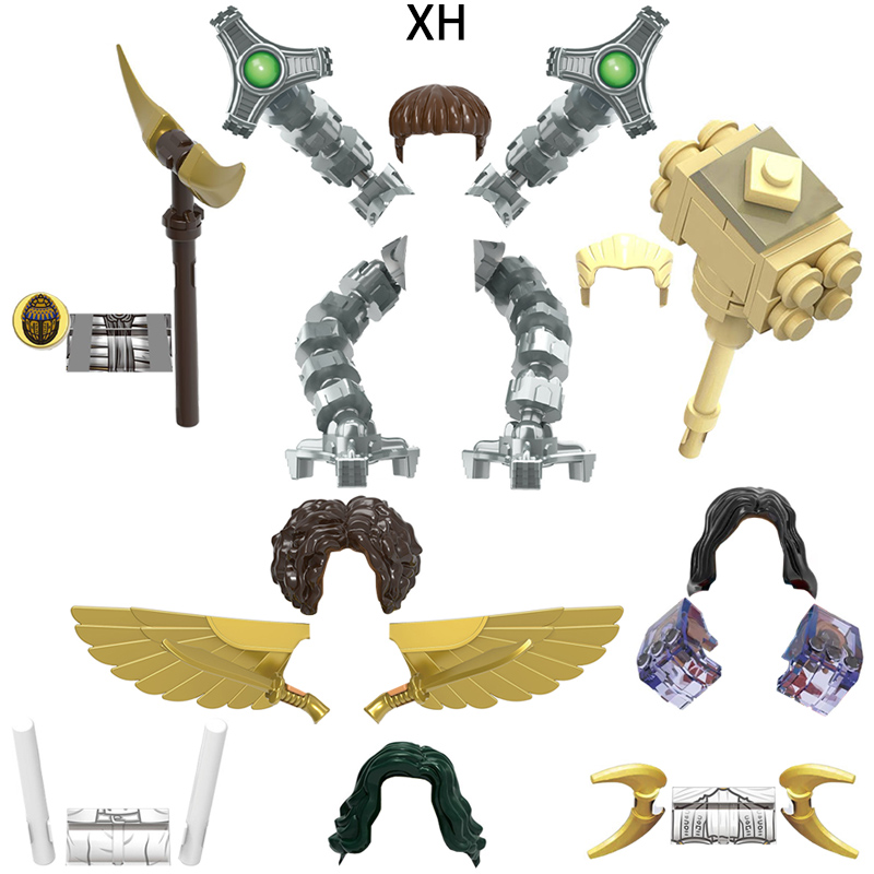 Model Kit Weapons - De Actiefiguren Hamerstokje Handschoenen Wapenbroek Haaronderdelen
