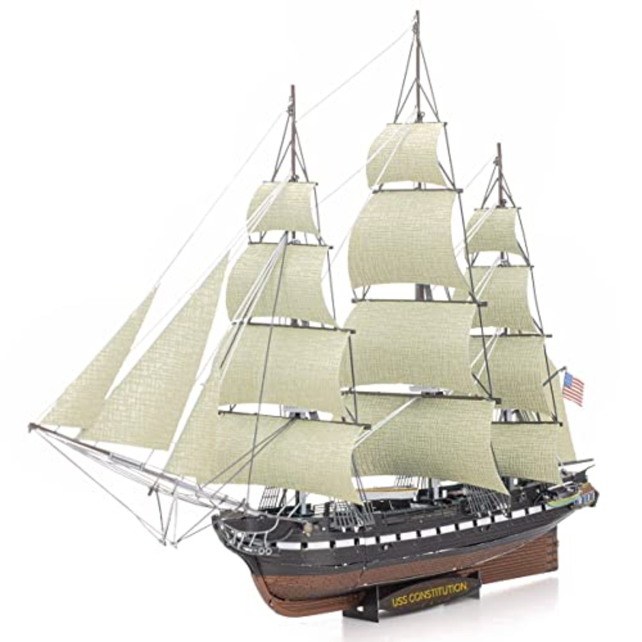 Model Kit Uss Constitution - Premium Series USS Constitution 3D metaalmodelbouwset