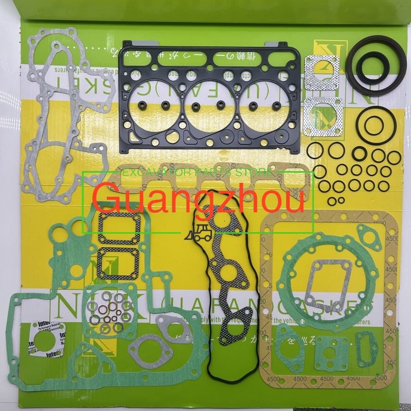 Model Kit Excavator - Complete pakkingset voor Kubota D1803 graafmachinemotoren,