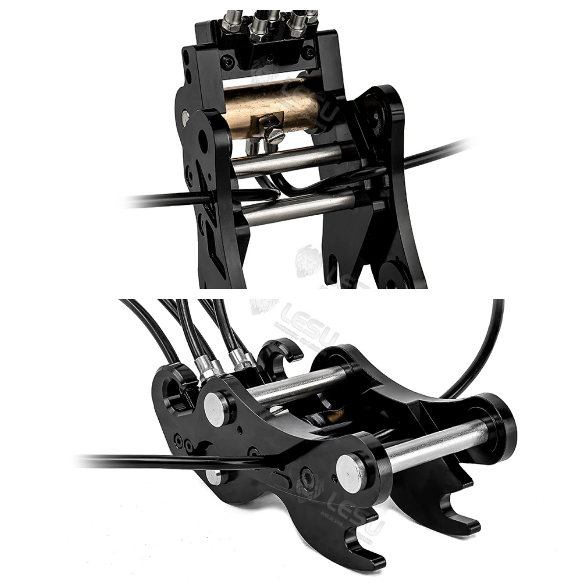 Model Kit Excavator - Metalen Hydraulische Snelkoppeling voor LESU 1/14