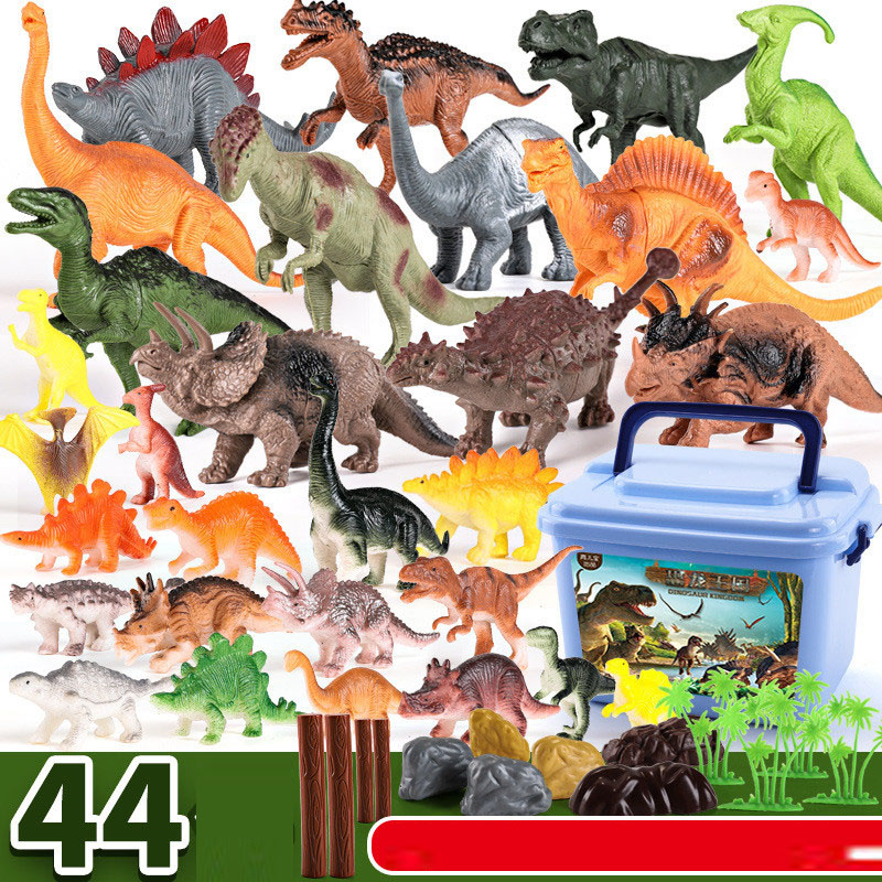 Model Kit Dinosaur Bandai - 44 Stuks Jurassic Dinosaurussen Set Simulatie