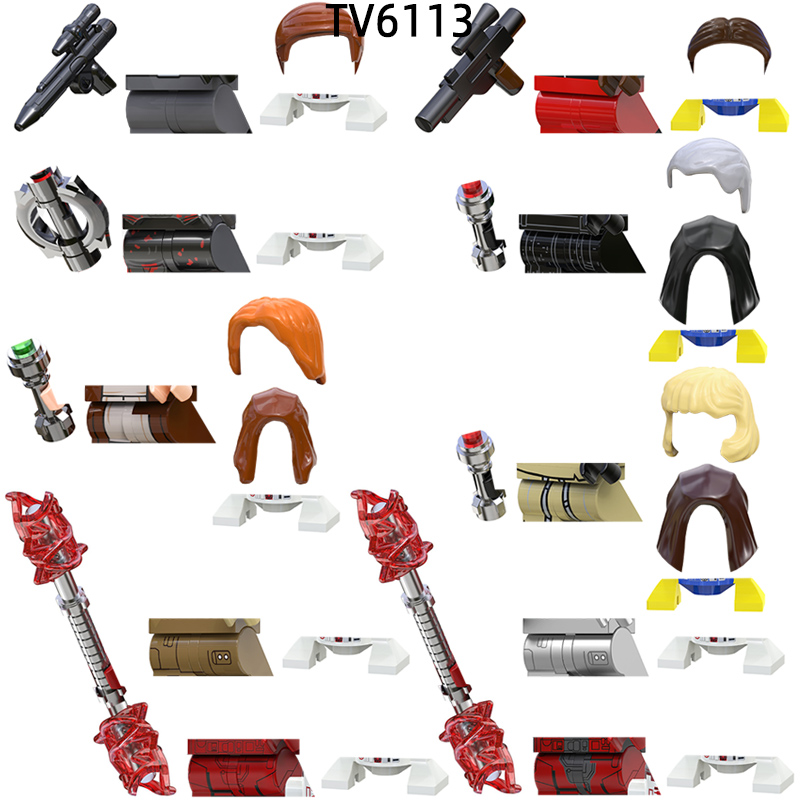 Model Kit Weapons - Het Zwaard Actiefiguren Wapens Broek Haar