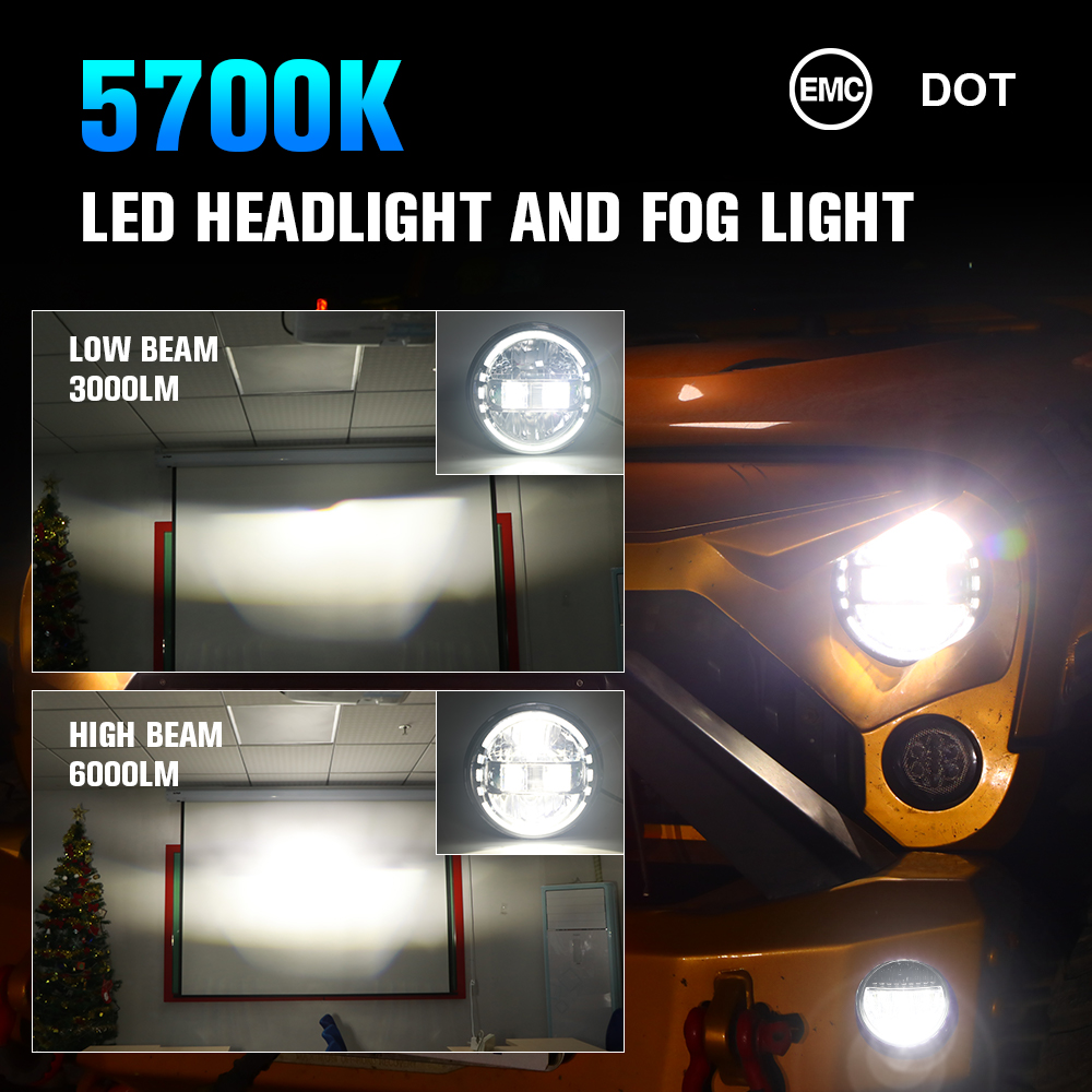 Emark goedgekeurde 7 inch LED- - Model Kit Jeep recensie en prijs