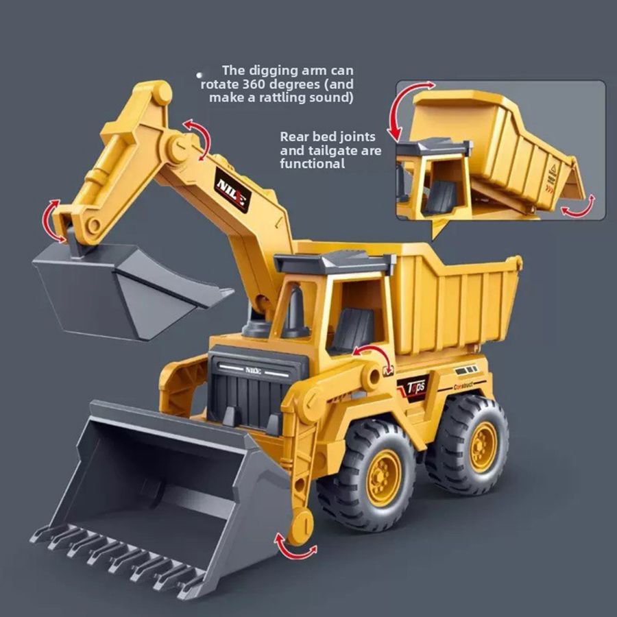 1 stks graafmachine vrachtwage - Model Kit Excavator recensie en prijs