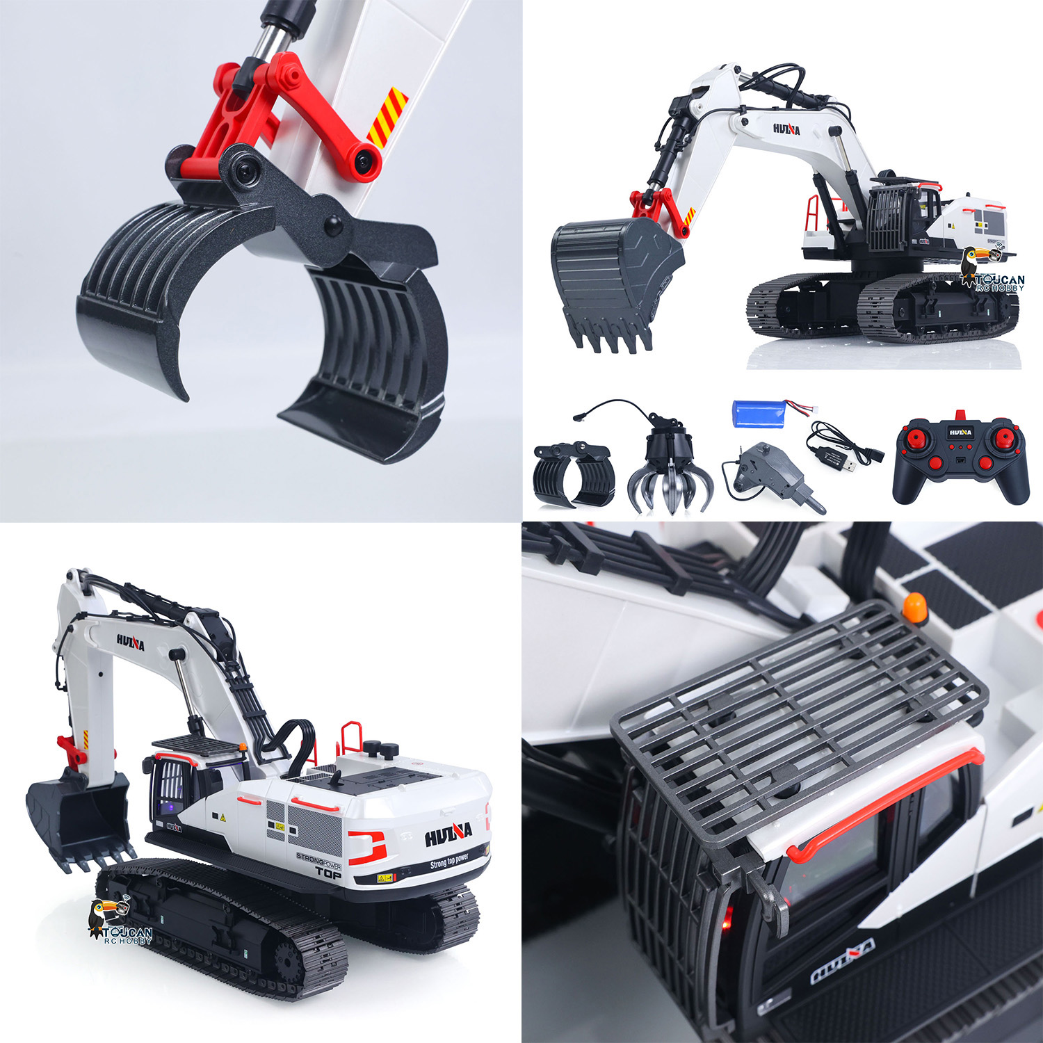 RC Graafmachine 1/14 HUINA Met - Model Kit Excavator recensie en prijs