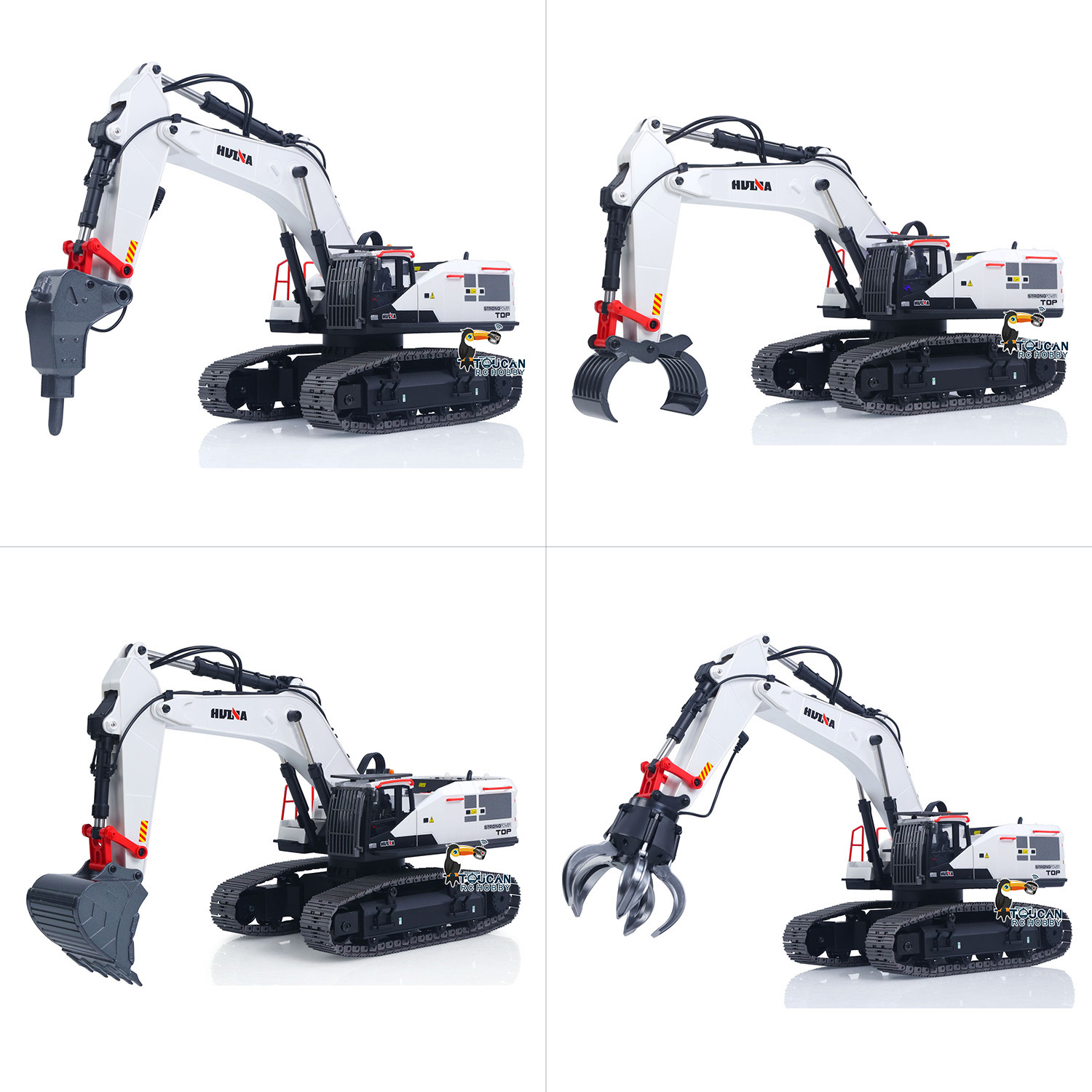 RC Graafmachine 1/14 HUINA Met - Model Kit Excavator recensie en prijs