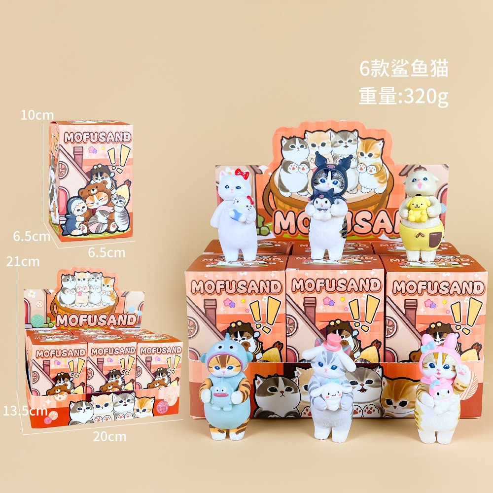 Mofusand Serie 6 stuks Cartoon - Model Kit Japanese recensie en prijs