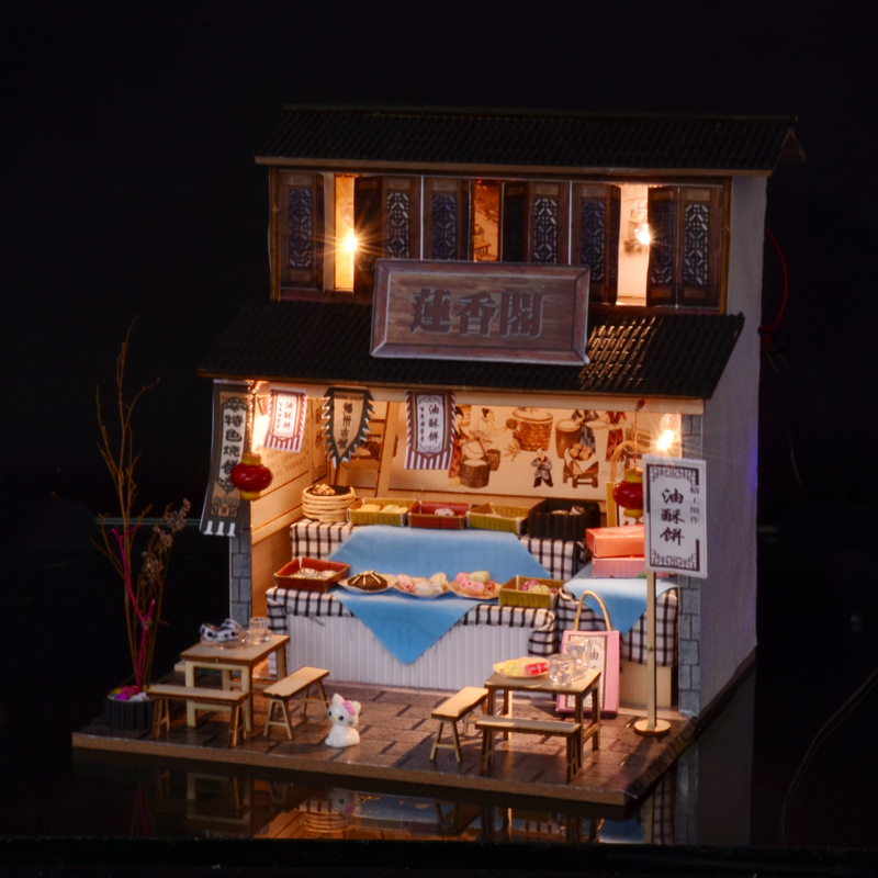 DIY-miniatuurhuis in Japanse s - Model Kit Japanese recensie en prijs