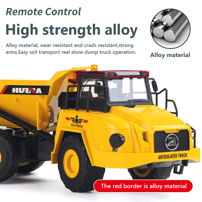 1/18 Rc Truck Dumper Huina 155 - Model Kit Excavator recensie en prijs
