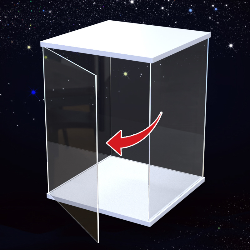 Premium witte Chevron vitrinek - Model Kit Display Case recensie en prijs