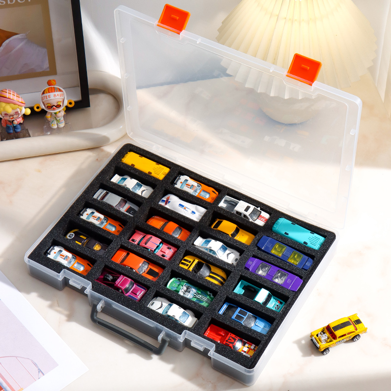 Auto-opbergdoos in vuurkleur,  - Model Kit Display Case recensie en prijs