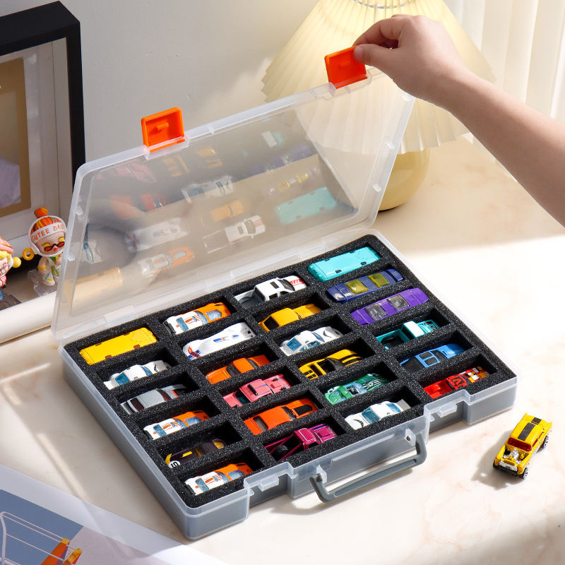 Auto-opbergdoos in vuurkleur,  - Model Kit Display Case recensie en prijs