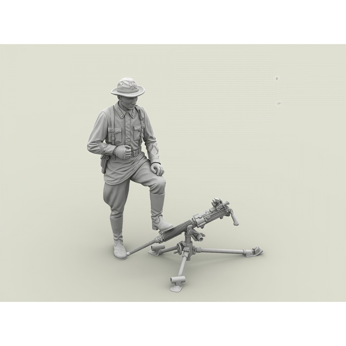 Schaalmodel van hars in schaal - Model Kit Weapons recensie en prijs