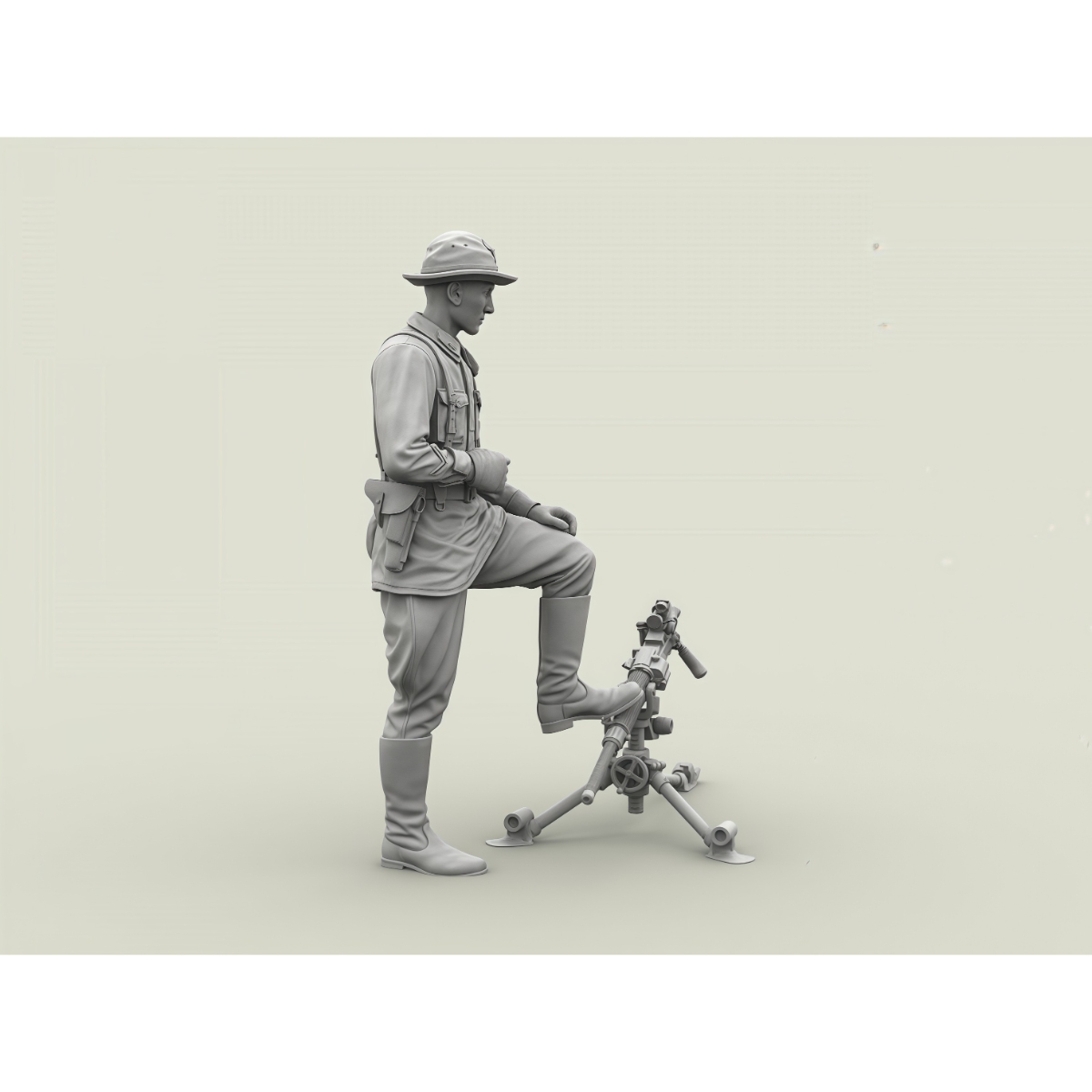 Schaalmodel van hars in schaal - Model Kit Weapons recensie en prijs