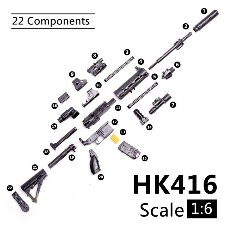 1:6 Schaal Speelgoed Mini Gewe - Model Kit Weapons recensie en prijs