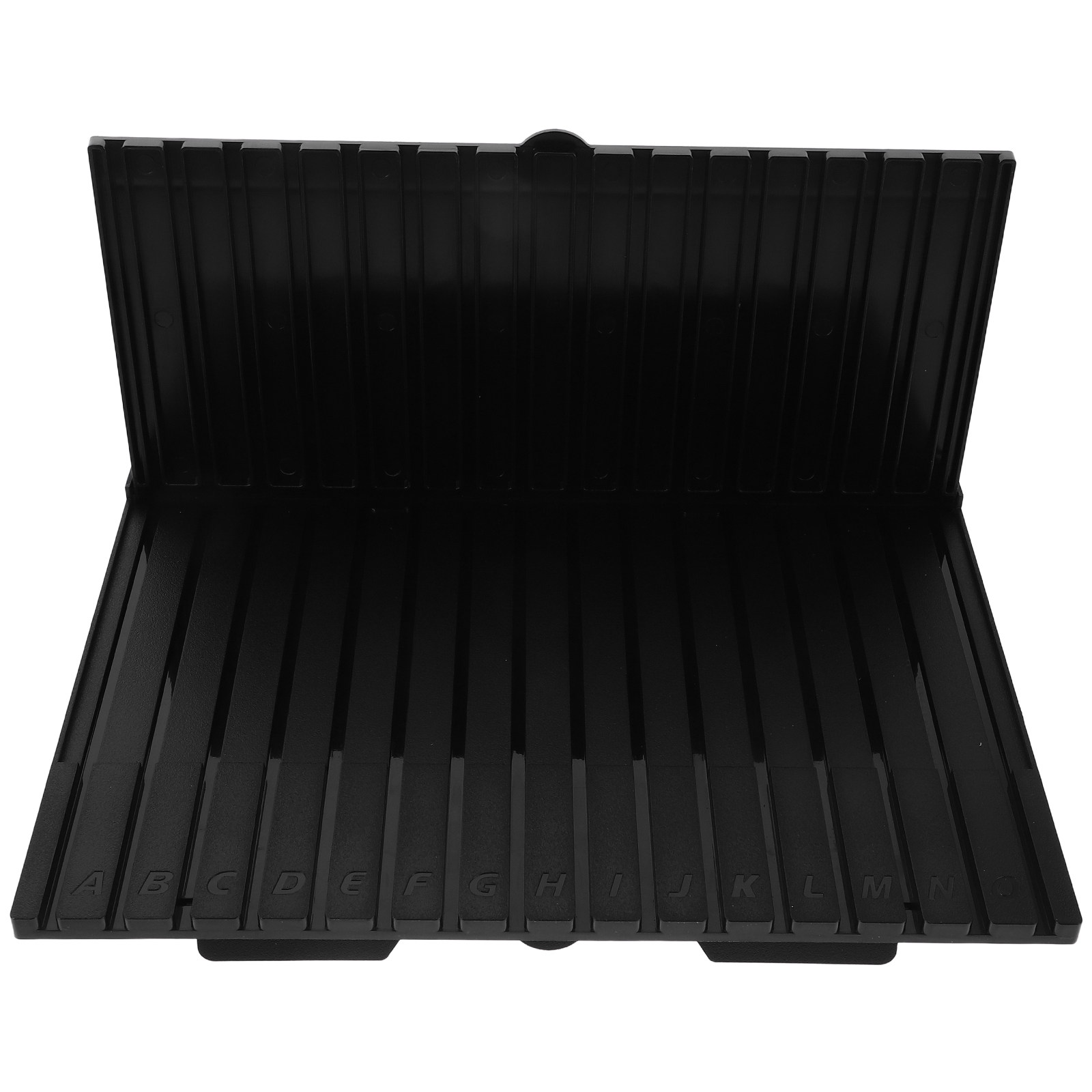 Zwarte stukken plankorganizer  - Model Kit Display Case recensie en prijs
