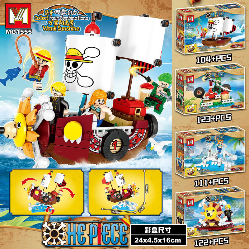 4-in-1 One Piece THOUSAND SUNN - Model Kit Thousand Sunny recensie en prijs