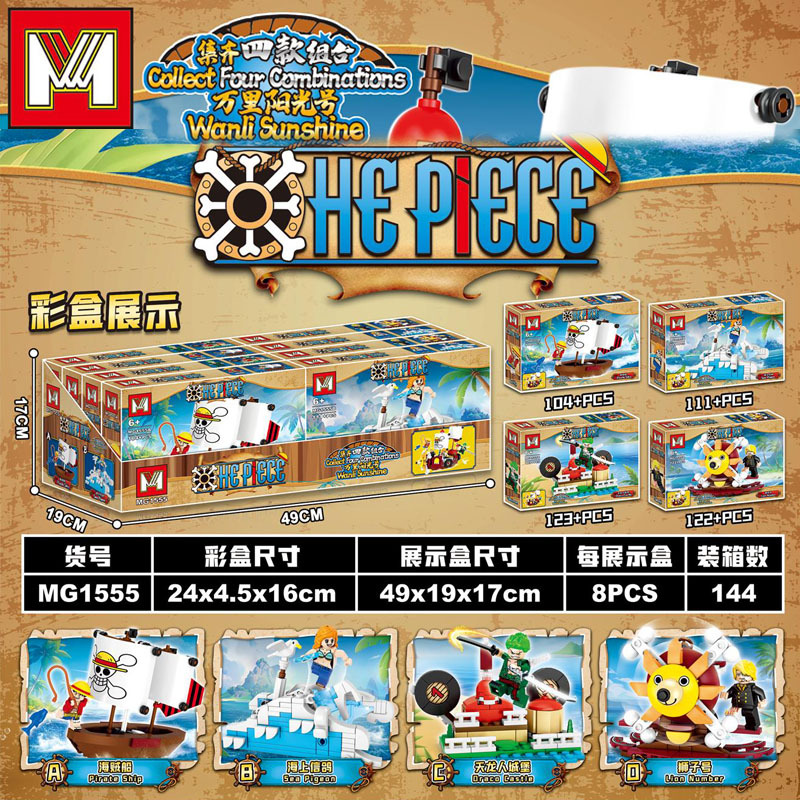 4-in-1 One Piece THOUSAND SUNN - Model Kit Thousand Sunny recensie en prijs