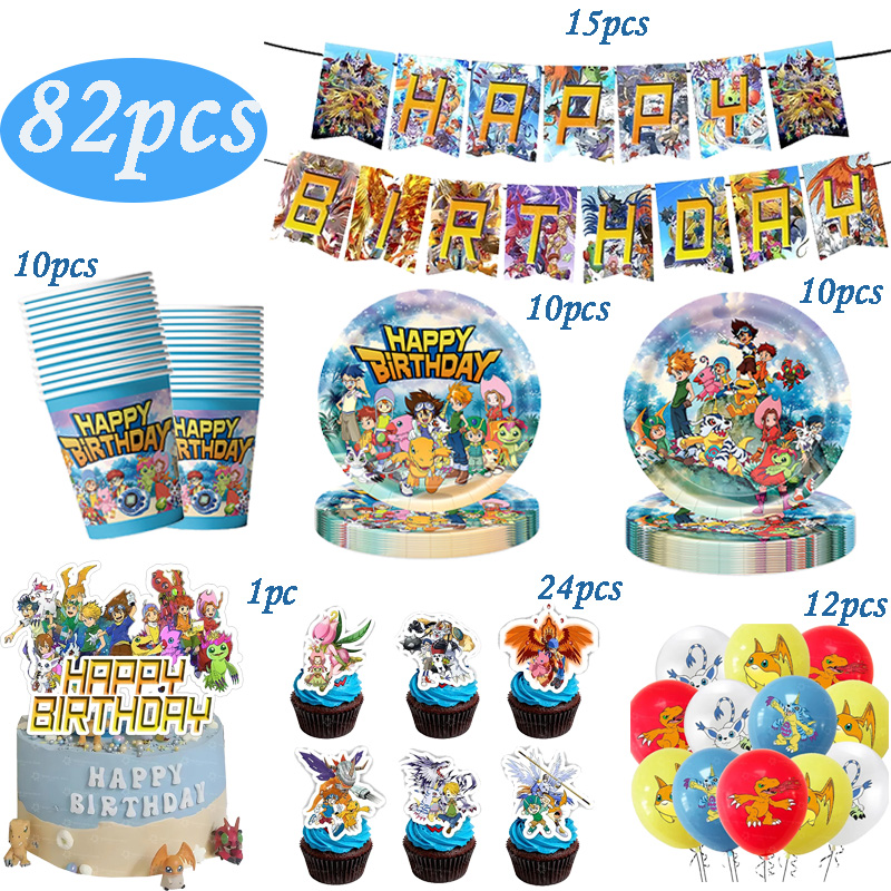 Digimon thema verjaardagsparty - Model Kit Digimon recensie en prijs