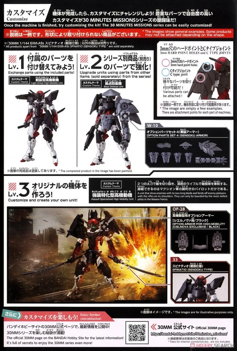BANDAI 1/144 30 MINUTEN MISSIE - Model Kit Bandai 30 recensie en prijs